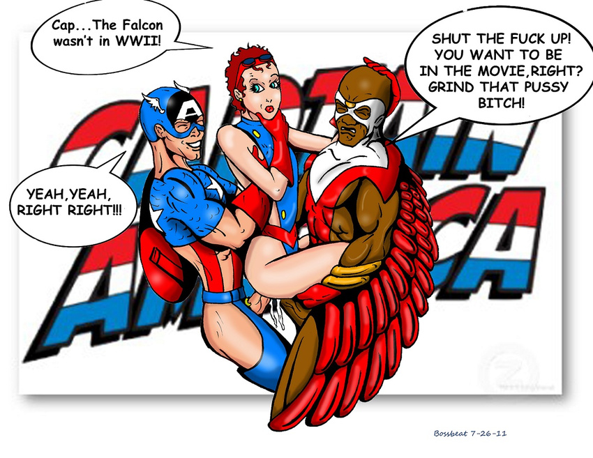 bossbeat bucky captain_america falcon marvel rule_63