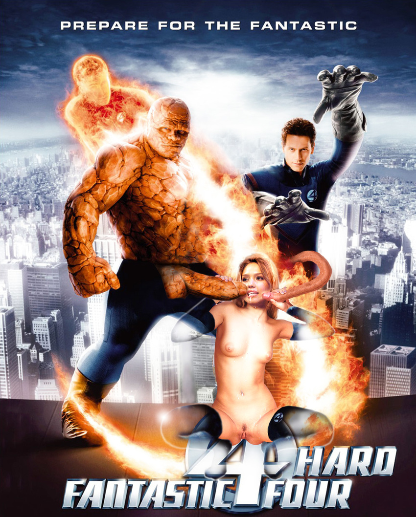 ben_grimm chris_evans fakes fantastic_four human_torch invisible_woman ioan_gruffudd jessica_alba johnny_storm marvel michael_chiklis mr_fantastic reed_richards sue_storm the_thing