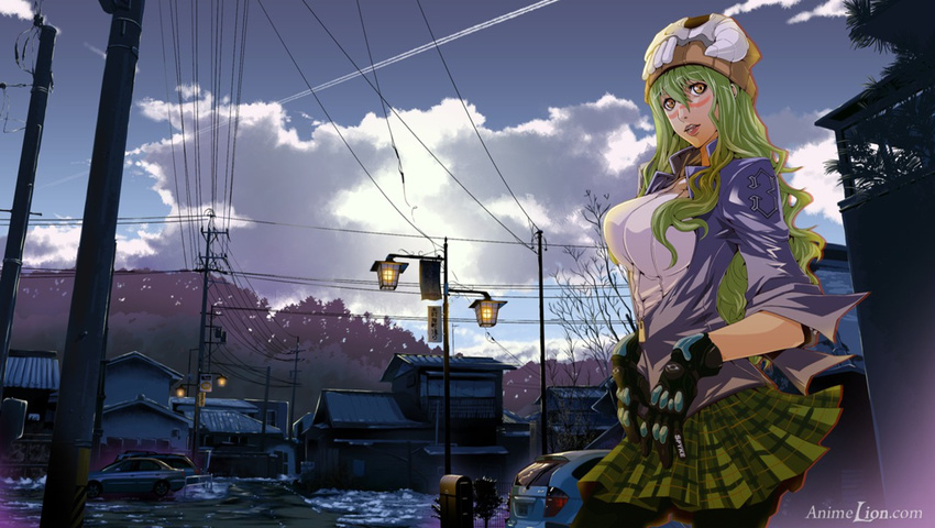 bleach casual_clothes clouds comipa female long_hair neliel_tu_oderschvank sky solo teal_hair