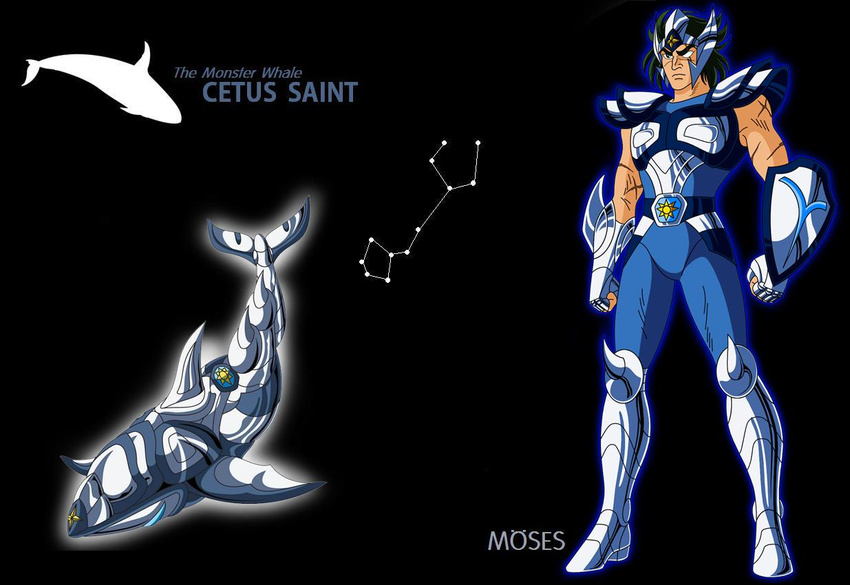 armor cetus_moses cloth constellation knights_of_the_zodiac male male_focus man manly moses muscle muscles mythology saint_seiya scar whale