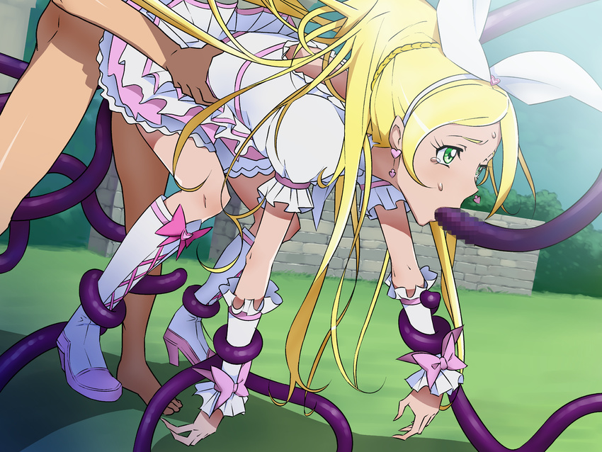 blonde_hair cure_rhythm highres ice-place ice_place minamino_kanade precure rape suite_precure tentacle