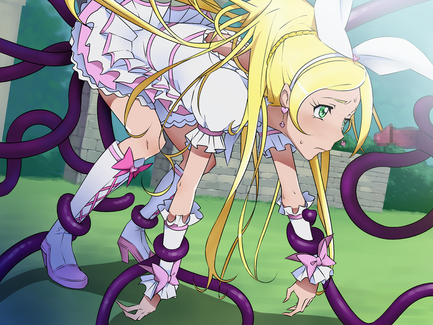 blonde_hair cure_rhythm highres ice-place ice_place minamino_kanade precure rape suite_precure tentacle