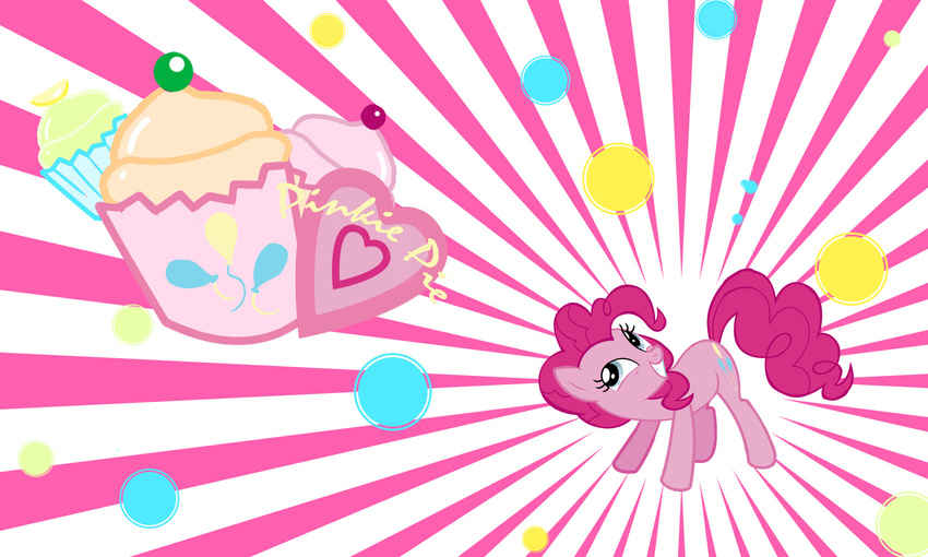 &lt;3 5:3 balloon_cutie_mark blue_eyes cupcakes cutie_mark earth_pony equine evilarticfox female feral friendship_is_magic fur hair hi_res horse mammal multicolored_background my_little_pony pink_body pink_fur pink_hair pinkie_pie pinkie_pie_(mlp) pony solo wallpaper