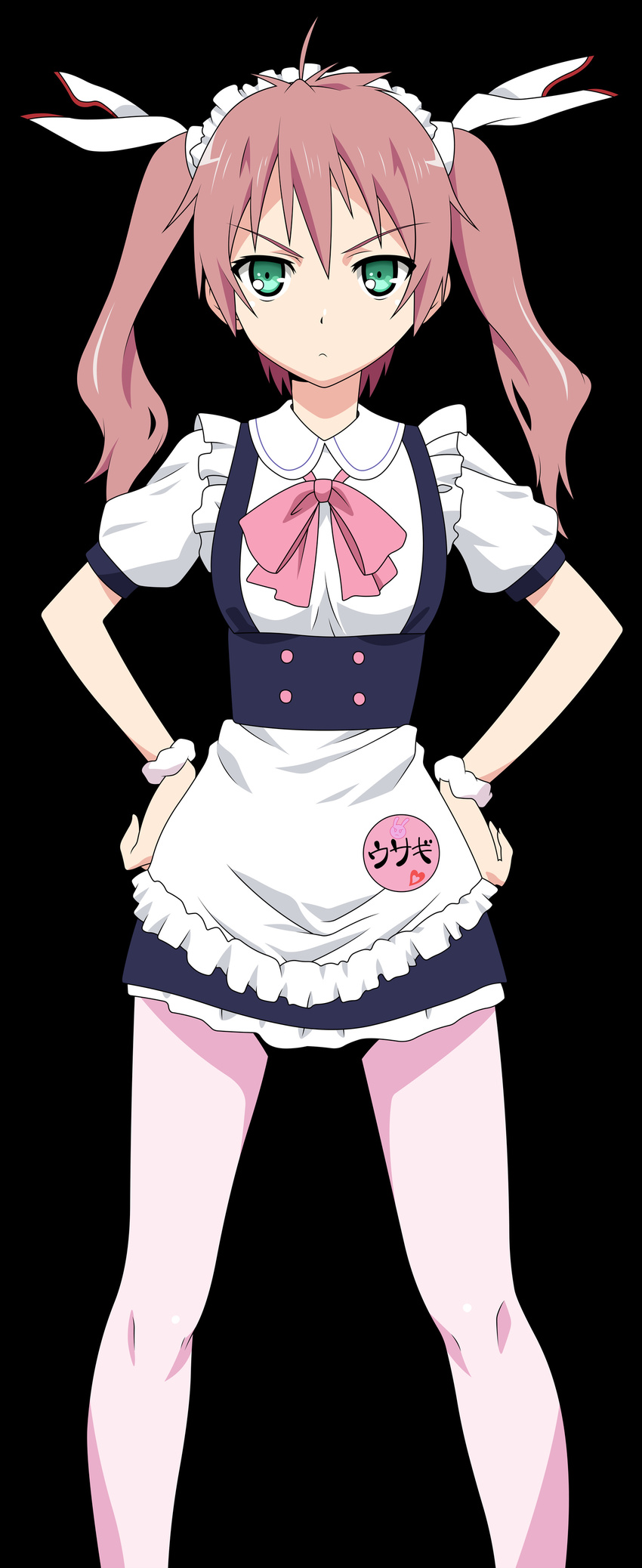 absurdres highres maid mayo_chiki! transparent_png usami_masamune vector_trace