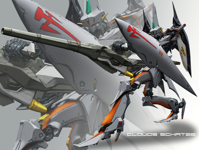 cannon five_star_stories highres igunuk mecha mortar_headd no_humans oldschool science_fiction shield zoom_layer