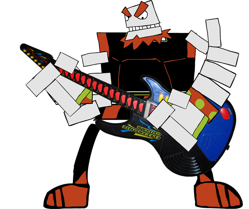 alpha_channel angry beard black_eyes eyebrows guitar male nintendo o'chunks paper paper_mario scottish super_paper_mario unkown_artist