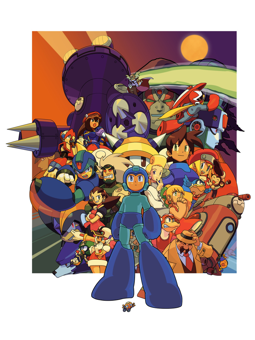 6+girls absurdres aircraft airship albert_w_wily beat_(rockman) blues_(rockman) bon_bonne character_request everyone facial_hair forte_(rockman) gospel_(rockman) hat highres iris_(rockman_x) ishikawa_hideki kobun multiple_boys multiple_girls mustache pantyhose robot rock_volnutt rockman rockman_(character) rockman_(classic) rockman_dash rockman_x rockman_x4 roll roll_caskett rush_(rockman) sigma teisel_bonne tron_bonne vector_trace x_(rockman) zero_(rockman)