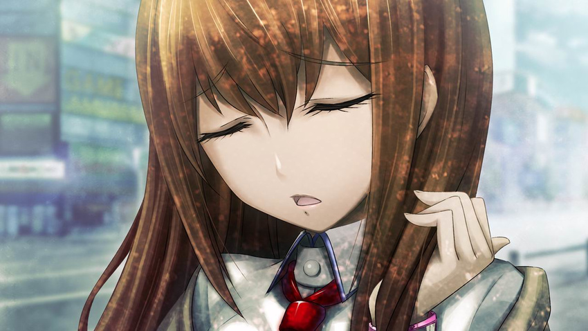 brown_hair close game_cg huke long_hair makise_kurisu steins;gate