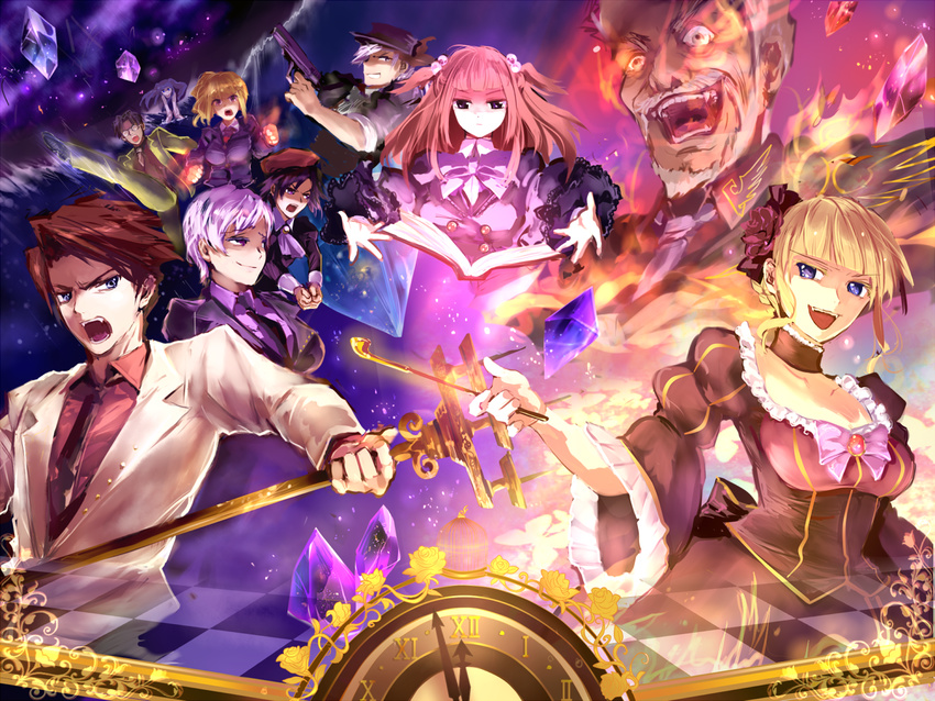 kanon_(character) umineko_no_naku_koro_ni ushiromiya_ange ushiromiya_battler ushiromiya_george ushiromiya_jessica