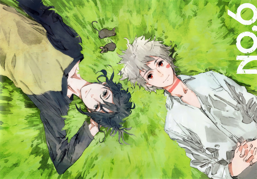 albino highres mouse nezumi_(no.6) no.6 official_art rat shion_(no.6) sion_(no.6) toi8