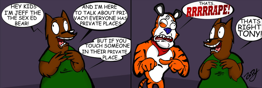 bear comic feline male rape sex_education tiger tony_the_tiger zody