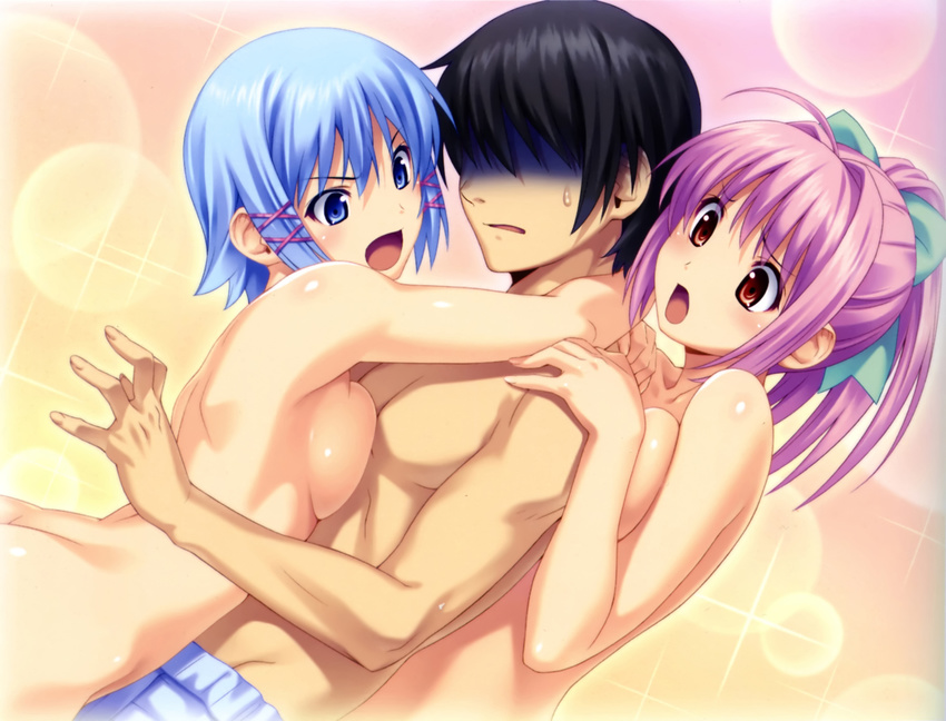 himuro_rikka hinata_hanabi koutaro nude tropical_kiss