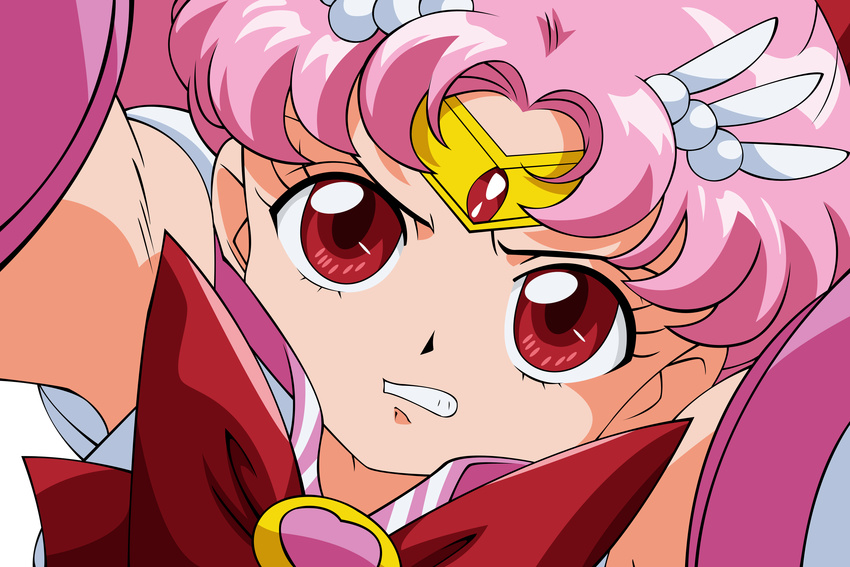 chibiusa close hitodama long_hair pink_hair red_eyes sailor_moon transparent vector