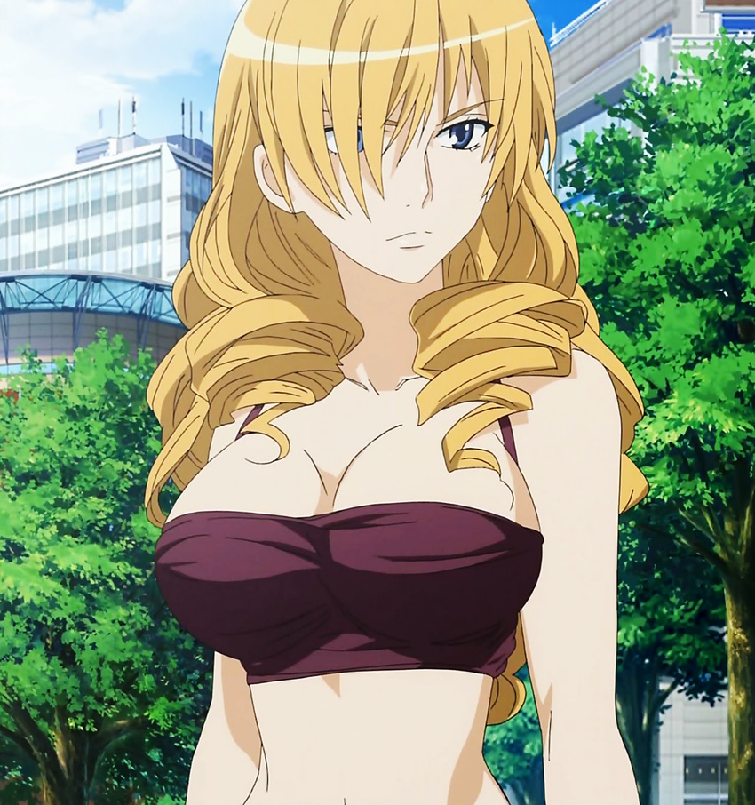 blonde blue_eyes cleavage drill_hair long_hair oppai oriana_thompson stitch to_aru_majutsu_no_index