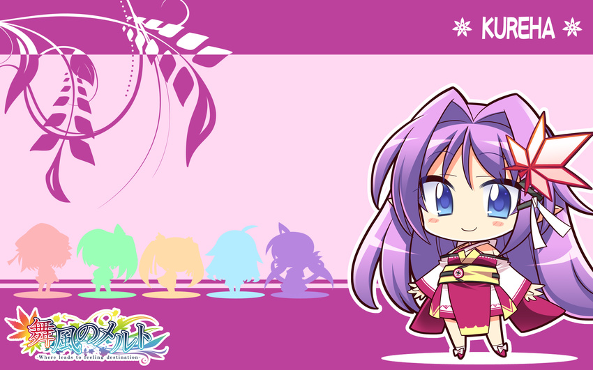 chibi elf komowata_haruka kureha_(maikaze_no_melt) maikaze_no_melt wallpaper