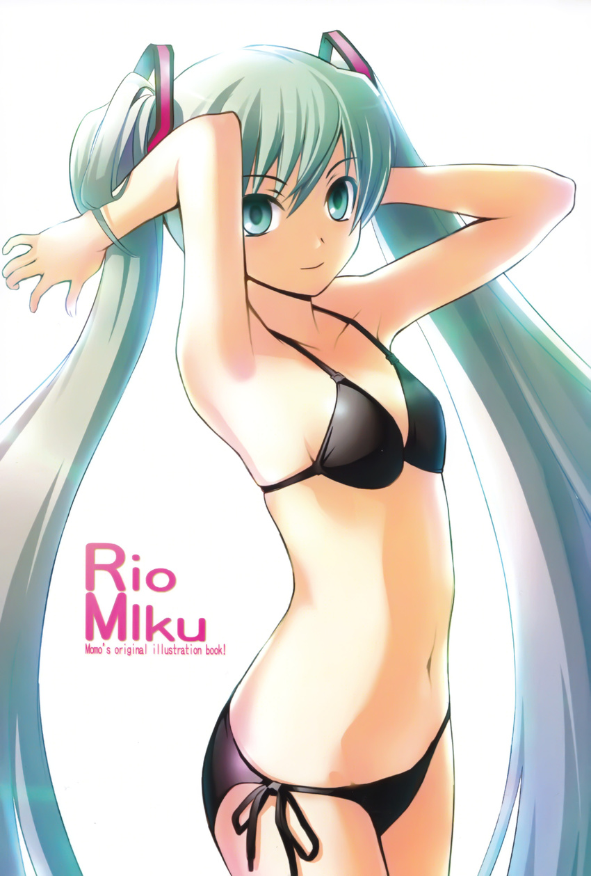 bikini hatsune_miku mizugi momo_no_page momose_hisashi vocaloid