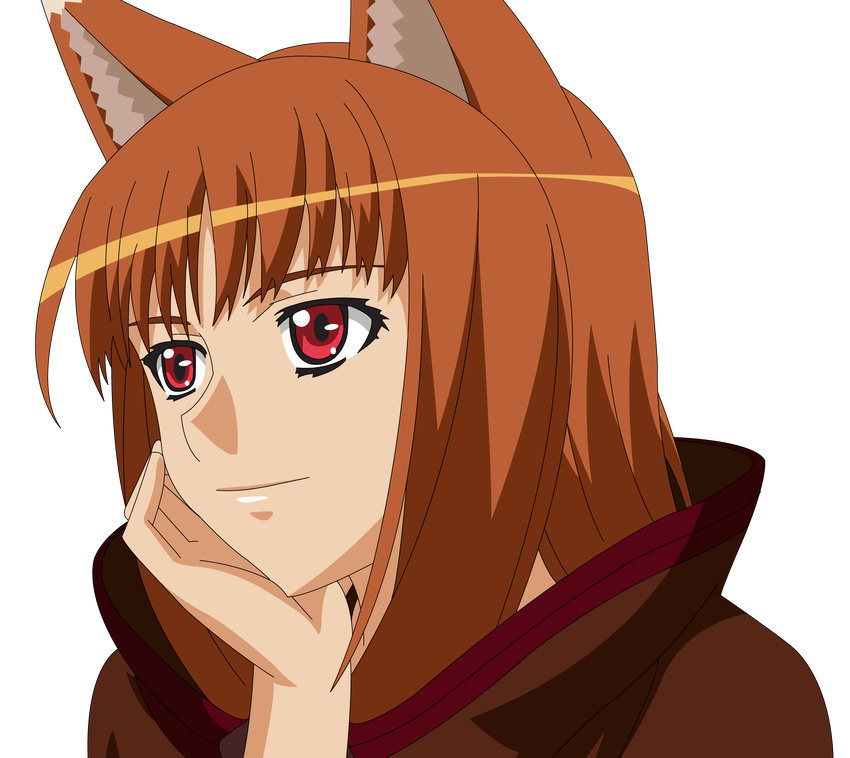 horo smile spice_and_wolf transparent_png vector_trace wolf_ears