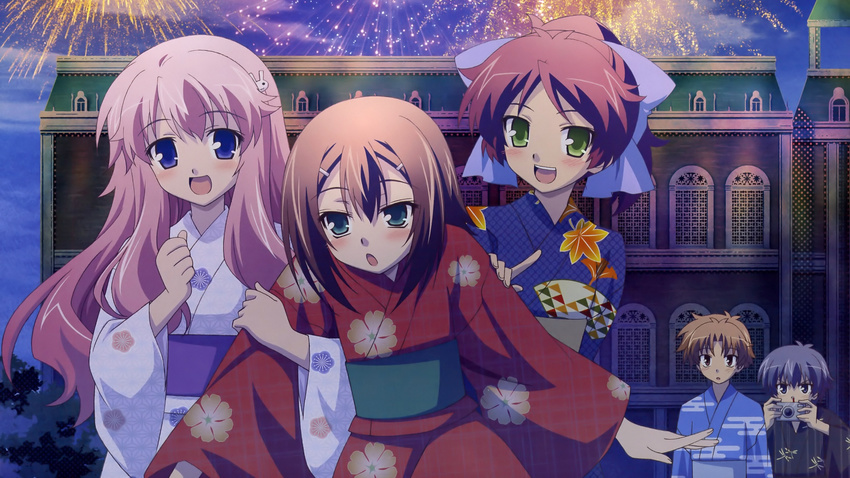 baka_to_test_to_shoukanjuu himeji_mizuki kinoshita_hideyoshi shimada_minami trap