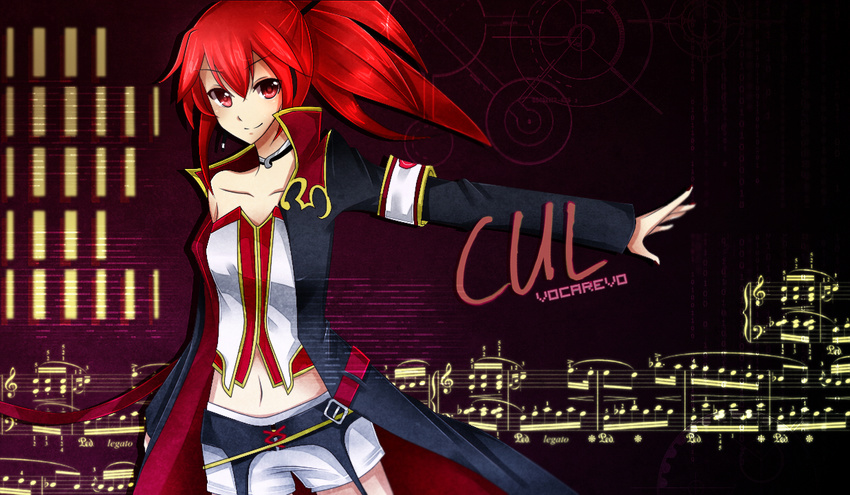 cul red_eyes red_hair tagme vocaloid