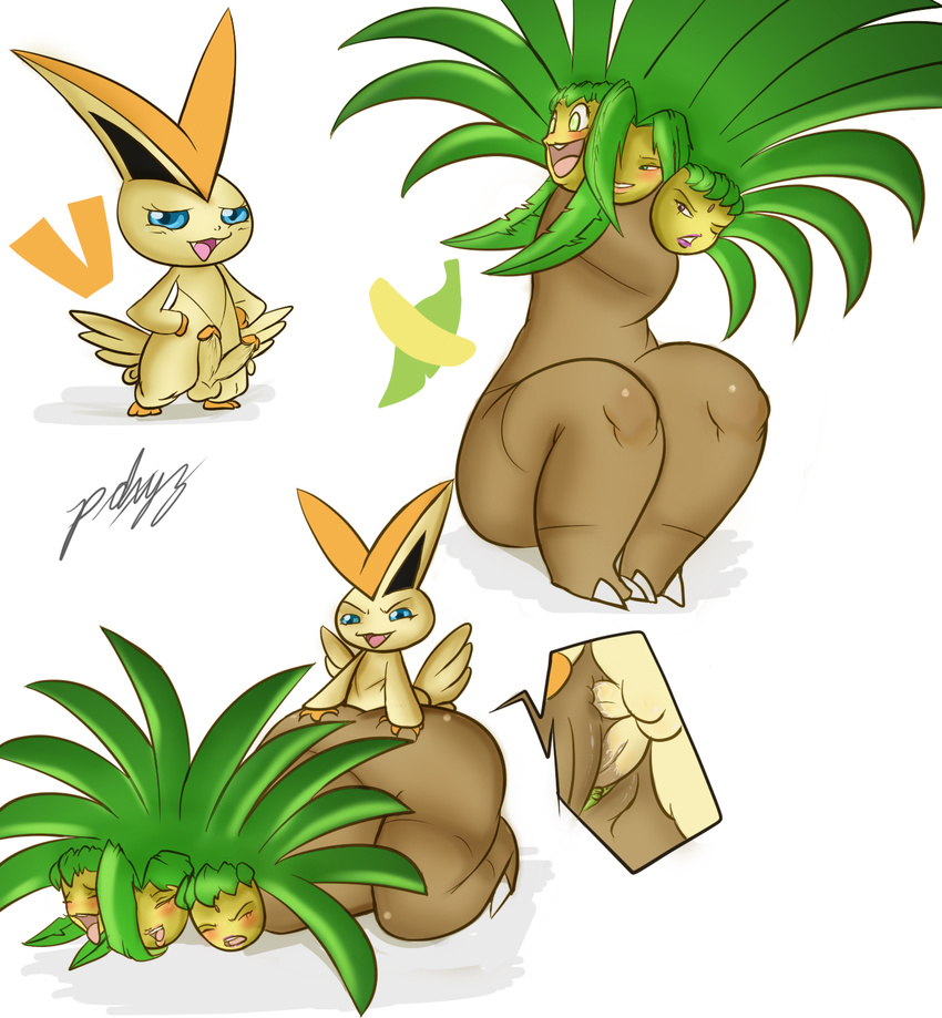 exeggutor oddrich pdxyz pokemon victini