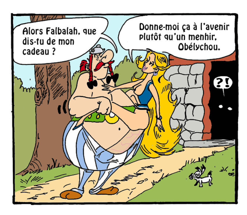 asterix dan_(artist) dogmatix falbala obelix
