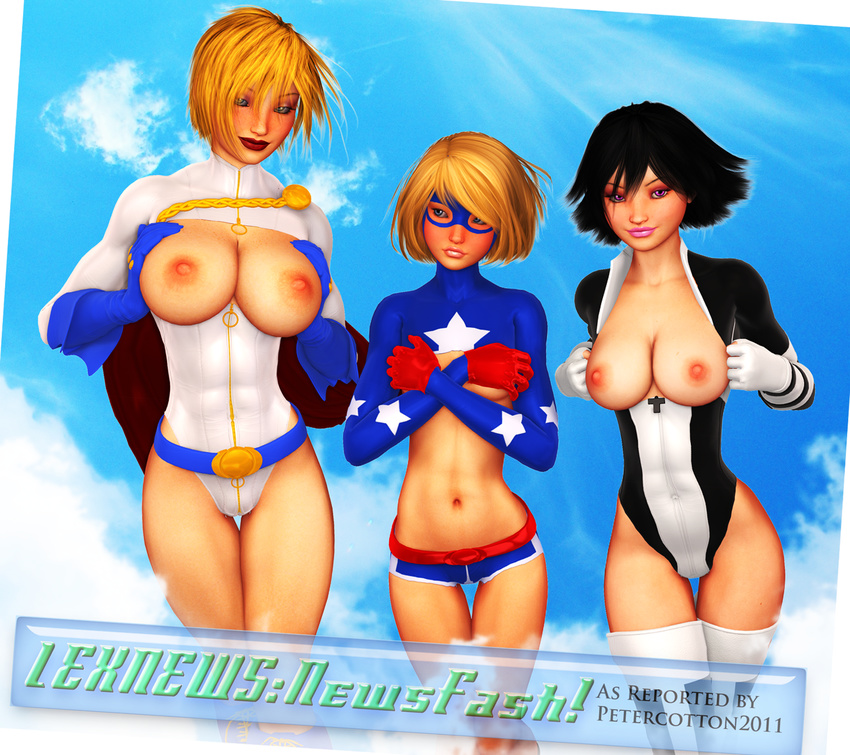 atlee courtney_whitmore dc petercotton power_girl stargirl terra