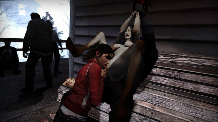 gmod hunter left_4_dead the_witch zoey
