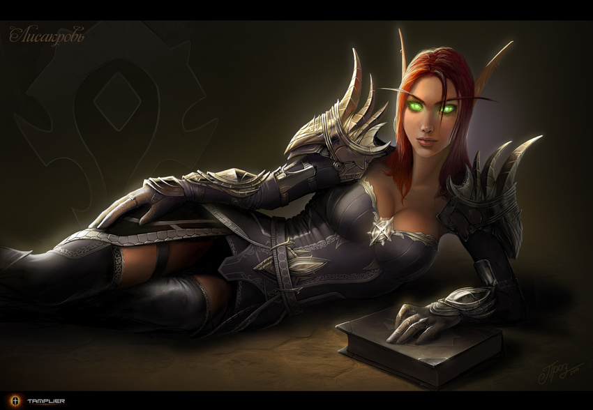 cleavage dmitriy_prozorov elf thighhighs world_of_warcraft