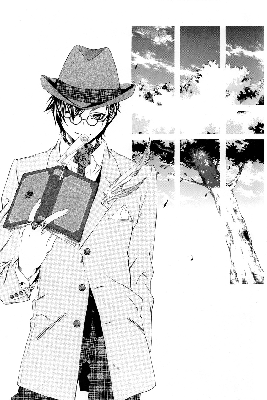 kou_(monochrome_factor) male megane monochrome monochrome_factor sorano_kairi