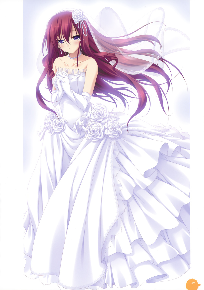 11eyes chikotam dress kusakabe_misuzu wedding_dress