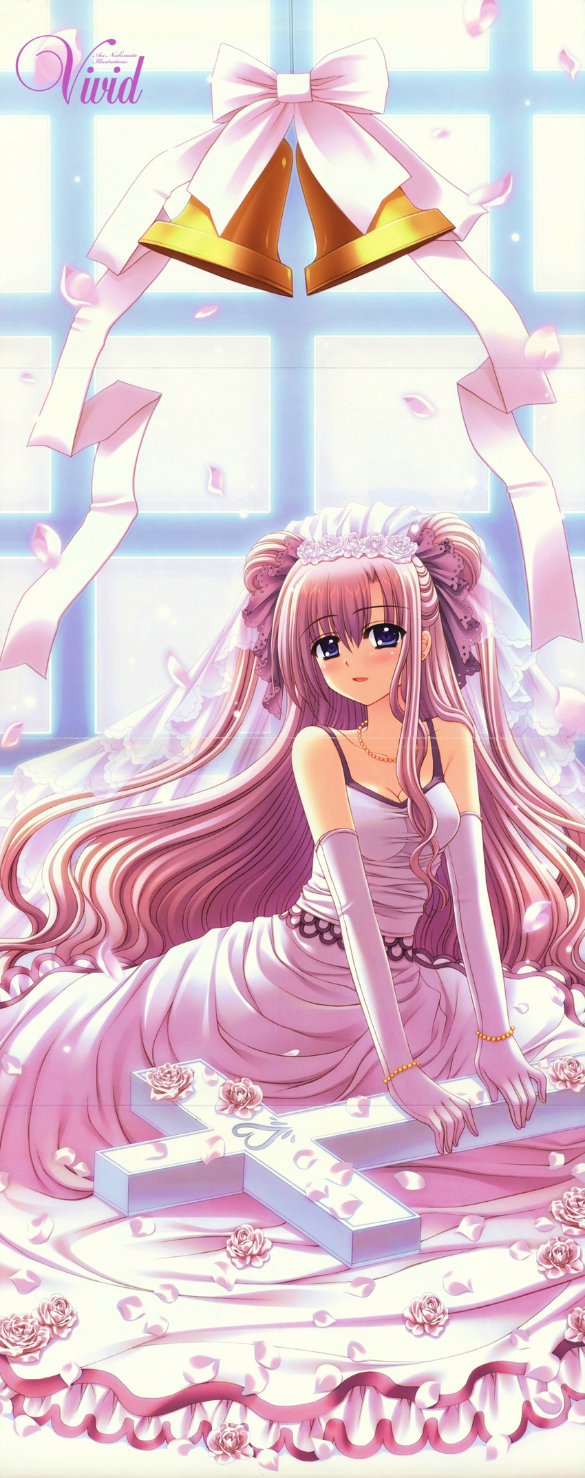 bleed_through crease dress nishimata_aoi scanning_dust wedding_dress