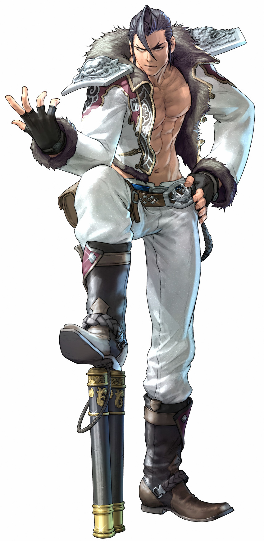 abs absurdres highres male male_focus maxi maxi_(soulcalibur) official_art soul_calibur soul_calibur_v soulcalibur_v