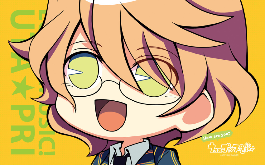 chibi male megane shinomiya_natsuki uta_no_prince_sama wallpaper