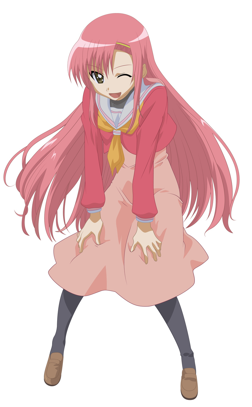 hayate_no_gotoku katsura_hinagiku seifuku transparent_png vector_trace