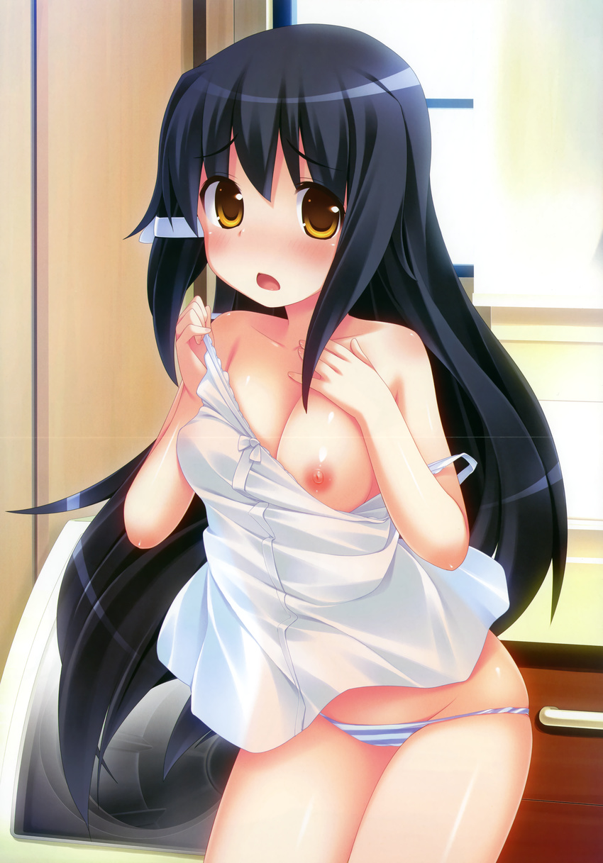 breasts c:drive crease imouto_style kaisenn nipples no_bra pantsu shimapan