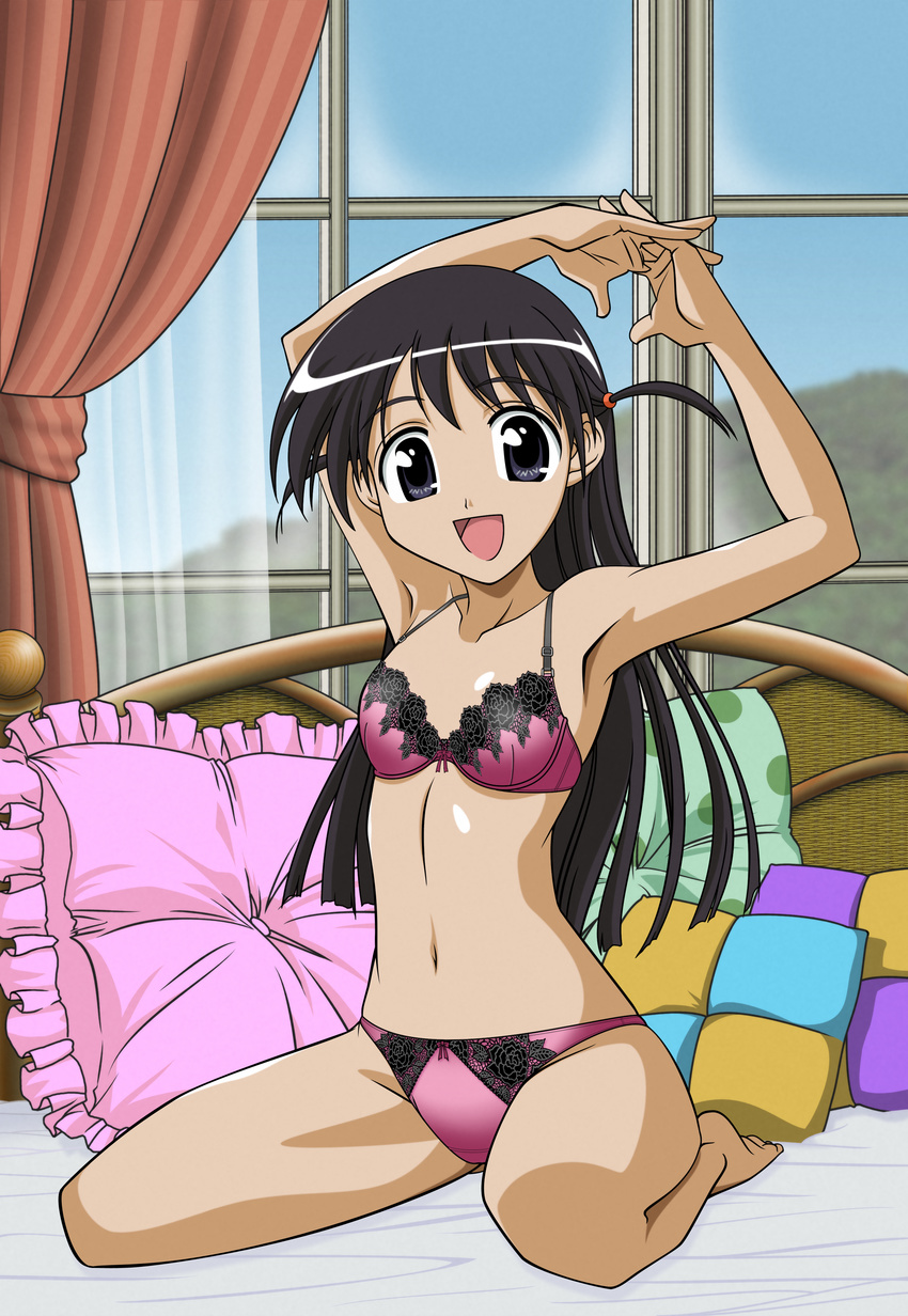 bra lingerie pantsu school_rumble tsukamoto_tenma vector_trace