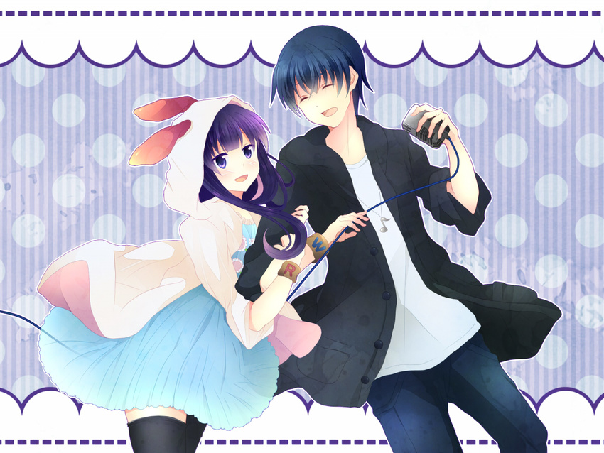 animal_ears bunny_ears bunnygirl christmas hiroomi_souma working!! yamada_aoi