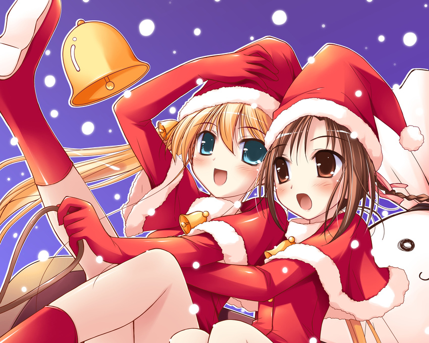 christmas happiness hiiragi_anri kamisaka_haruhi tagme