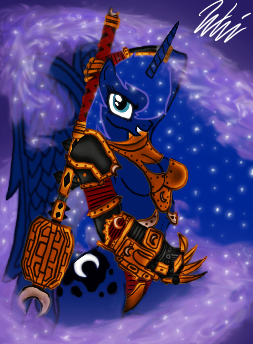 deleteme friendship_is_magic gmeiden my_little_pony not_porn princess_luna warhammer_40k