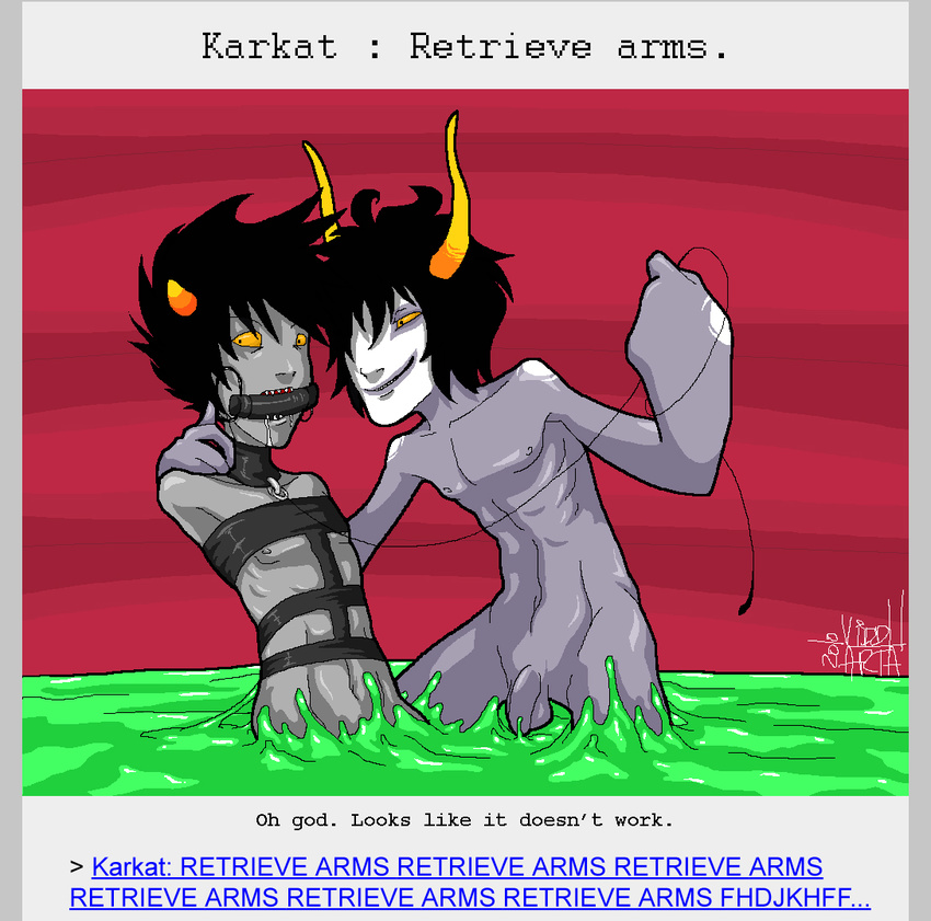 comic gamzee_makara homestuck karkat_vantas ms_paint_adventures viddharta