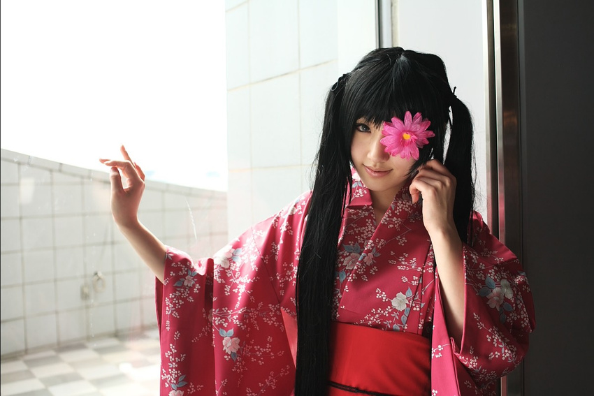 cosplay eyepatch flower_eyepatch gintama photo saya saya_(cosplayer) yagyu_kyubei yagyuu_kyuubei