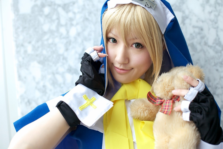 arc_system_works bridget bridget_(guilty_gear) cosplay guilty_gear photo saya saya_(cosplayer)