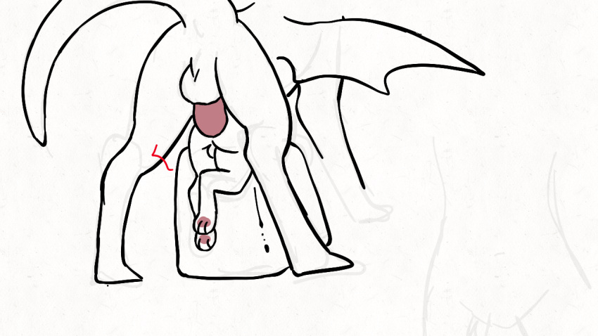 abdominal_bulge anal anal_penetration animated anthro anthro_on_feral anthro_penetrated ball_slap bestiality breeding_mount dragon duo feral feral_penetrating feral_penetrating_anthro genitals male male/male penetration penis sex size_difference slap smaller_penetrated unknown_artist unknown_species