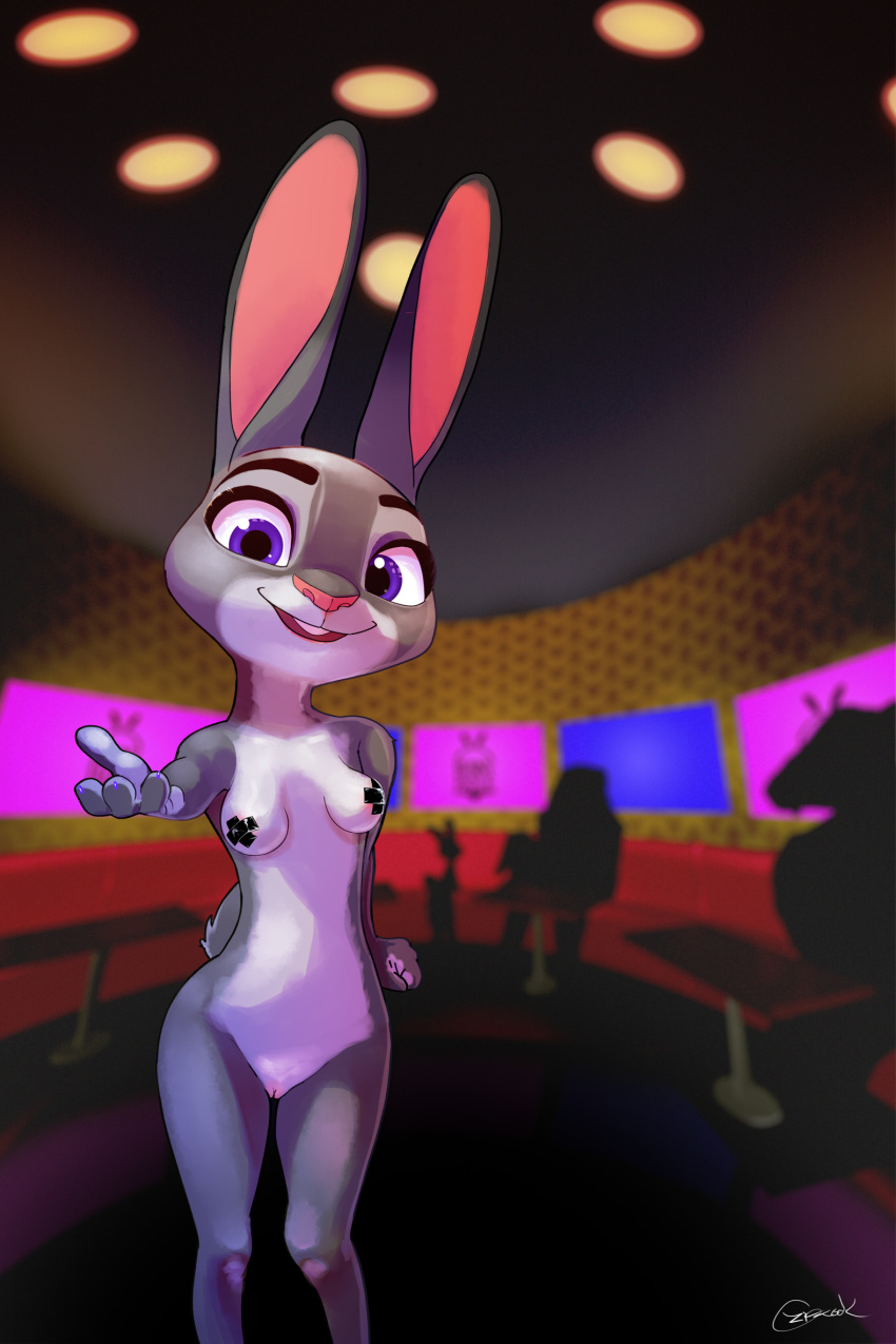 disney female fur grey_body grey_fur hi_res judy_hopps solo zigrock001 zootopia