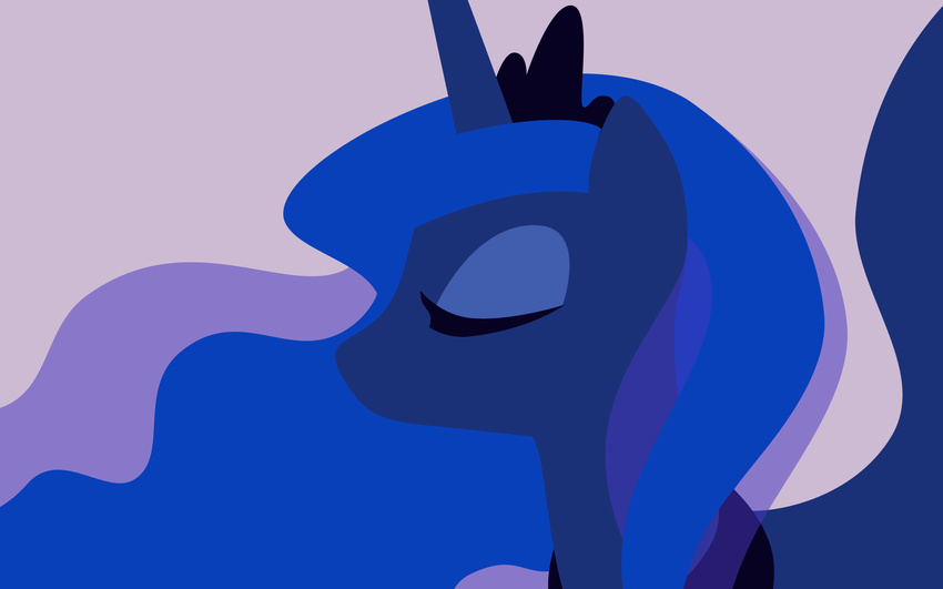 chest equine female feral friendship_is_magic horn horse mammal mane megasweet my_little_pony pony princess_luna_(mlp) solo winged_unicorn wings