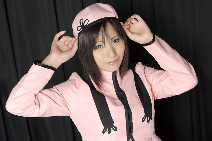 beret card_captor_sakura child cosplay hat kinomoto_sakura photo suzukaze_yuuki
