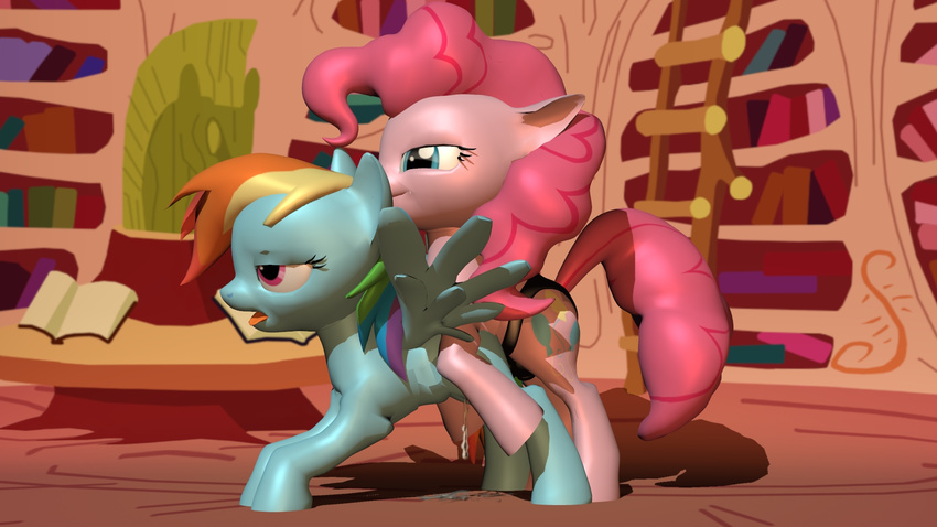 3d dildo equine female feral friendship_is_magic fursat horse lesbian mammal my_little_pony pegasus pinkie_pie pinkie_pie_(mlp) pony pussy_juice rainbow_dash rainbow_dash_(mlp) sex sex_toy strapon wing_boner wings