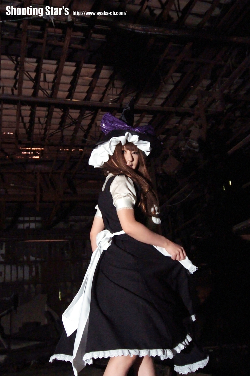 apron cosplay dress female highres kirisame_marisa photo saku touhou witch