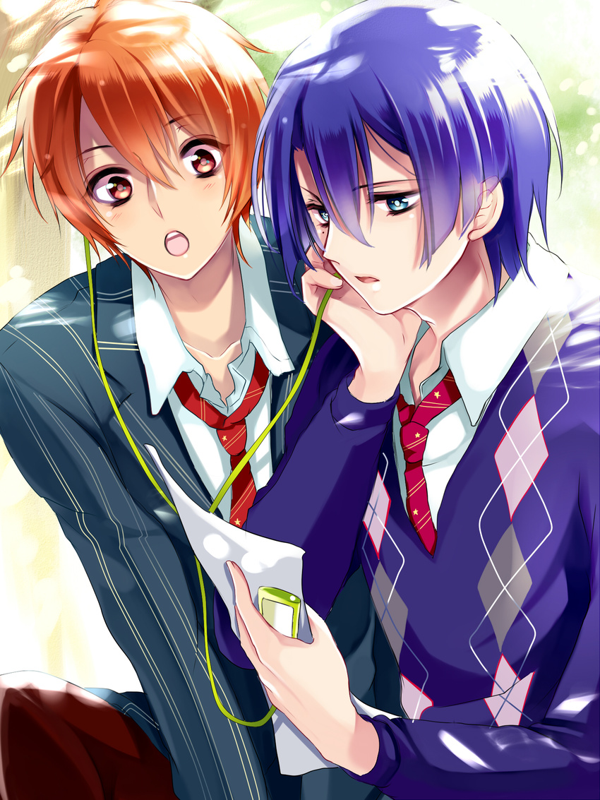 hijirikawa_masato ittoki_otoya kara_hayashi male uta_no_prince_sama