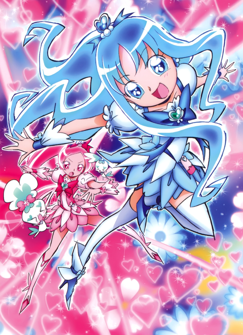 hanasaki_tsubomi heartcatch_pretty_cure! kurumi_erika pretty_cure umakoshi_yoshihiko